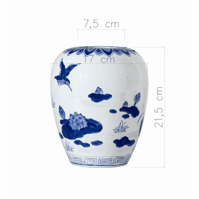 Wazon vintage w stylu chińskim - 2